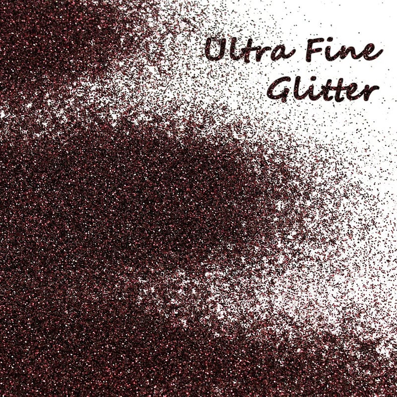 Estanoite Holographic Fine Glitter  150g Multipurpose Extra Fine Craft Glitter for Resin Arts and Crafts  Body Nail Art Eye Face Hair  Holographic Glitter for Epoxy Tumbler  Slime Making (Burgundy) - Image 3